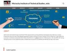 Tablet Screenshot of mitscollege.co.in
